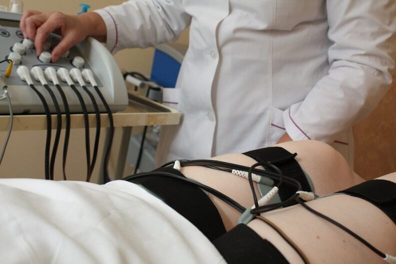Electromiostimulation as a method of treating prostatitis
