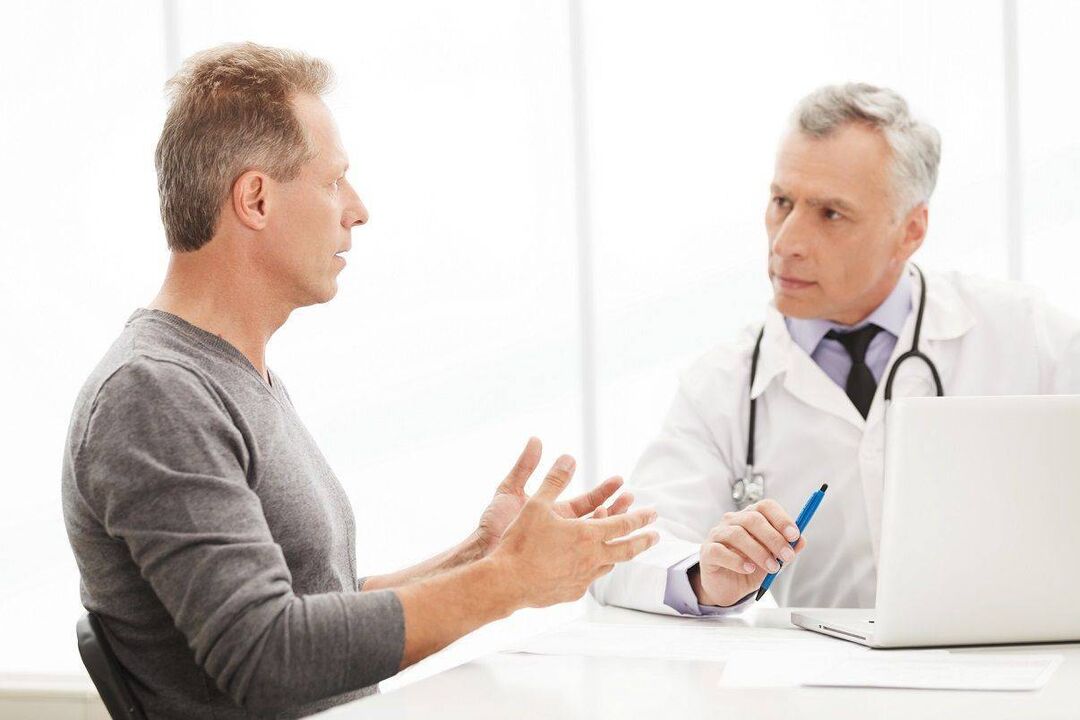 See a doctor with symptoms of prostatitis