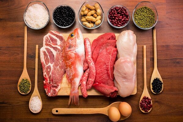 Meat and fish products are presented by prostatitis